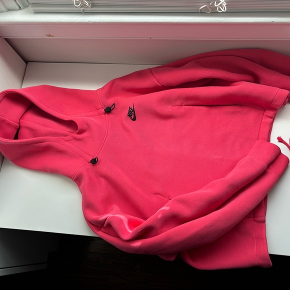 Pink Medium Nike Women's Sportswear Tech Fleece Oversized Hoodie - Picture 3 of 6